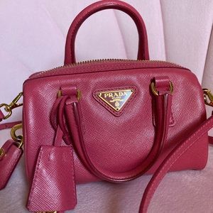 Authentic Prada pink Crossbody Bag